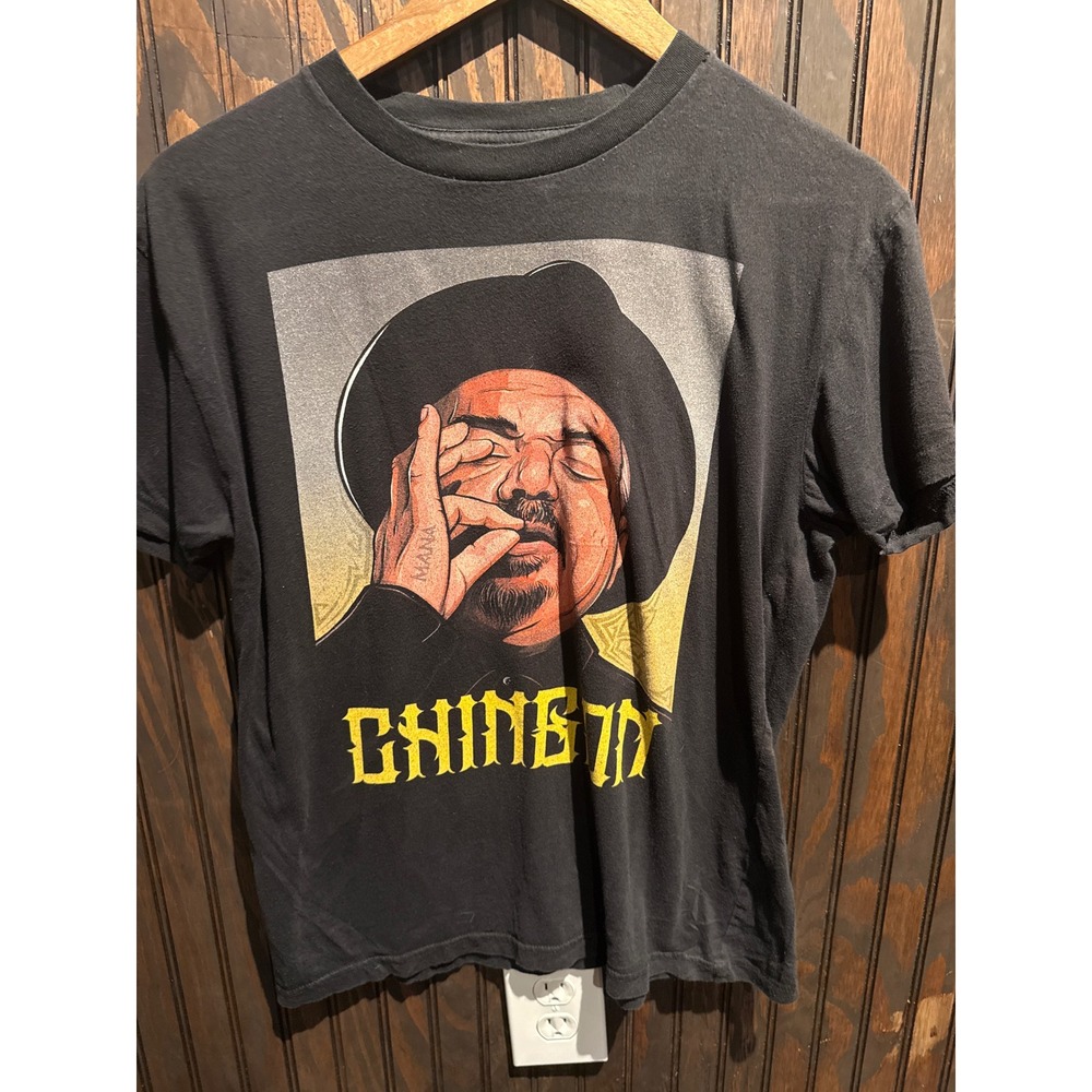 Chingon Graphic T-Shirt Black Short Sleeve Chicano Style Streetwear Mens Medium
